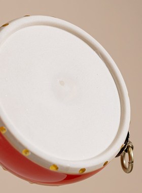 创意陶瓷战鼓底座花瓶摆件鱼缸佛像奇石水族箱绿植多功能底座底托