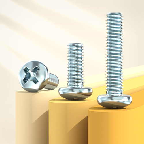 GB818十字圆机镀锌圆头十字螺丝机螺钉螺栓盘头机钉M2M2.5M6M8M10 - 图0