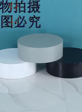 漆展台直播圆88905台圆形舞台台底座增高台模特地烤台婚展示台纱