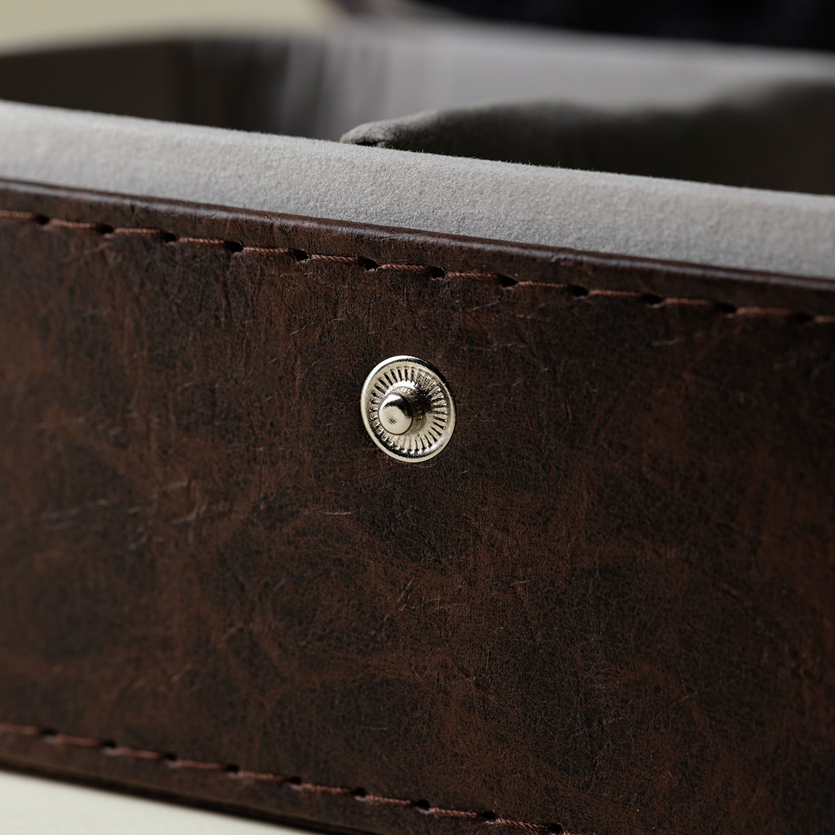 里作 皮质双格旅行收纳盒一壶三杯复古便携式茶器首饰收纳茶事包,淘宝优惠券,粉丝福利购,淘宝优惠卷