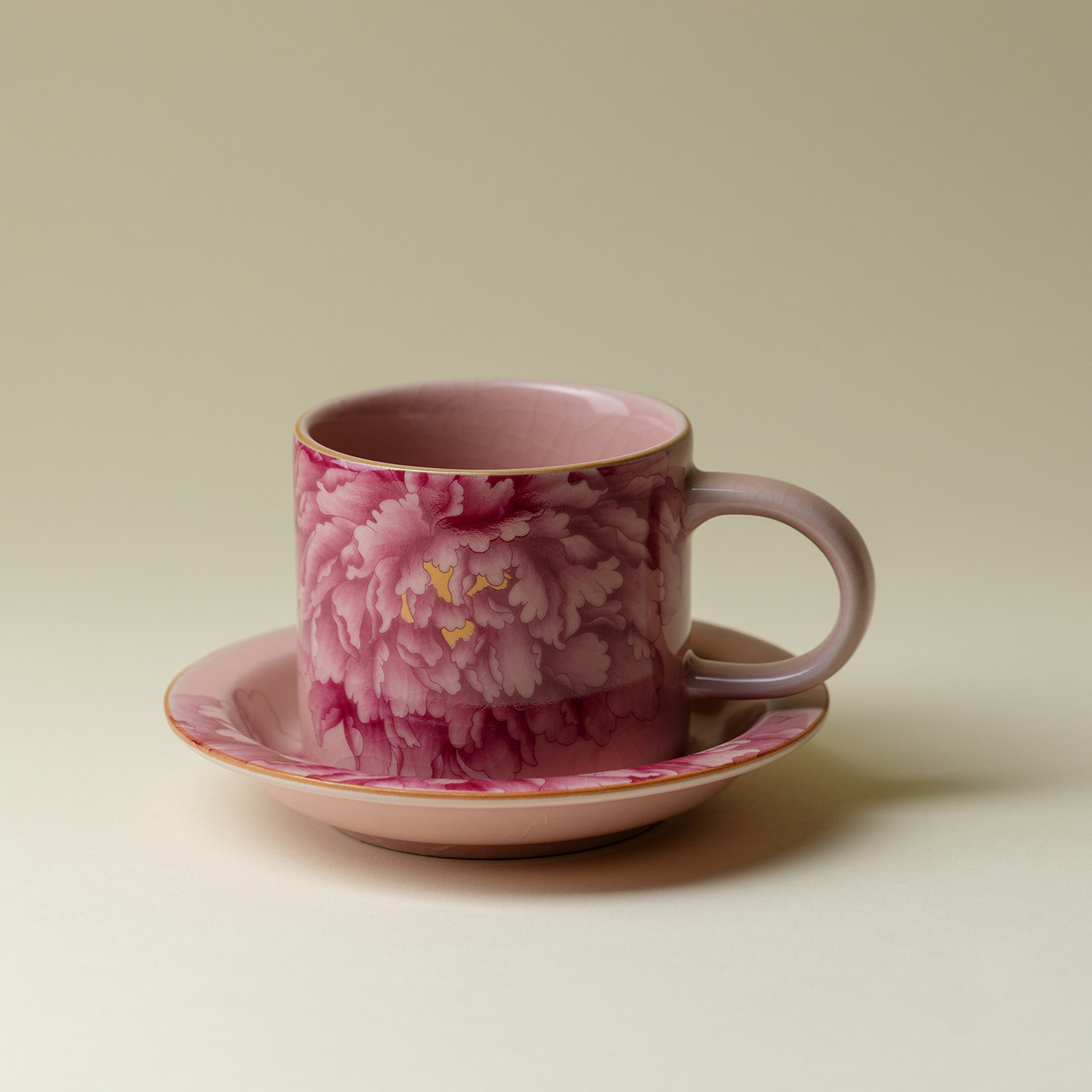 里作粉色汝窑牡丹花功夫茶具茶壶盖碗茶杯茶叶罐咖啡杯茶漏提梁壶,淘宝优惠券,粉丝福利购,淘宝优惠卷