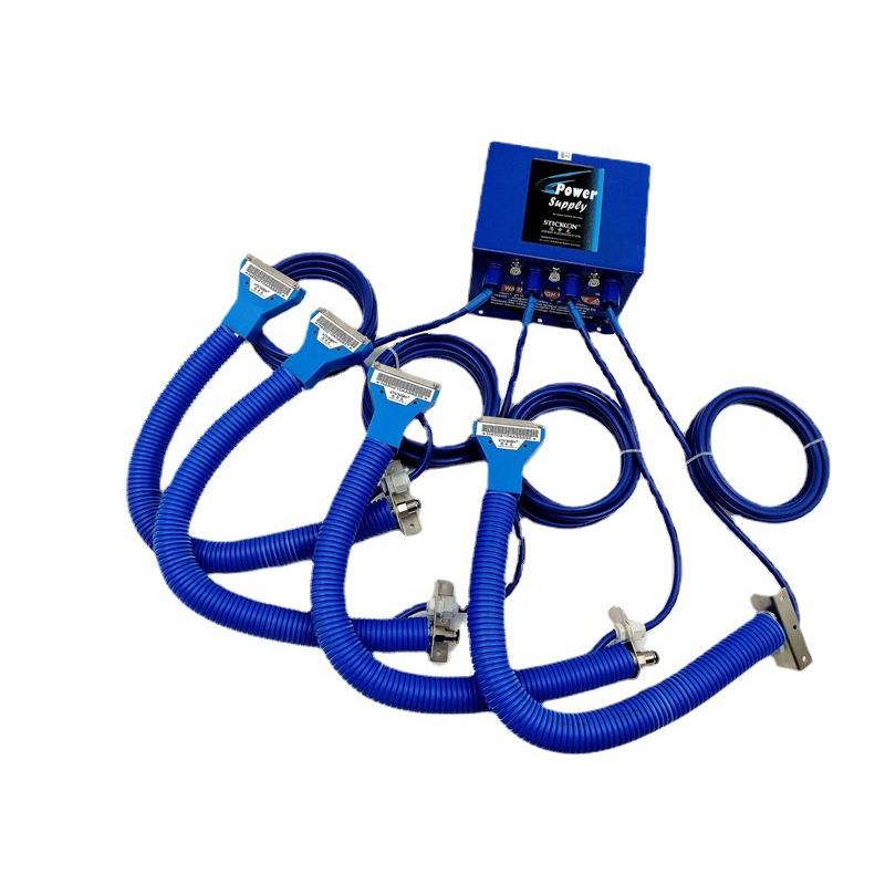 ST202D扇形离子风蛇嘴小软管一拖四套装汽车除尘除静电产线 - 图0