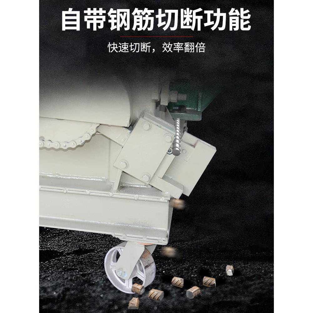 卧式废旧钢筋调直机废弃料头箍筋拉直机盘条腰子螺纹钢尾料校直机 - 图0