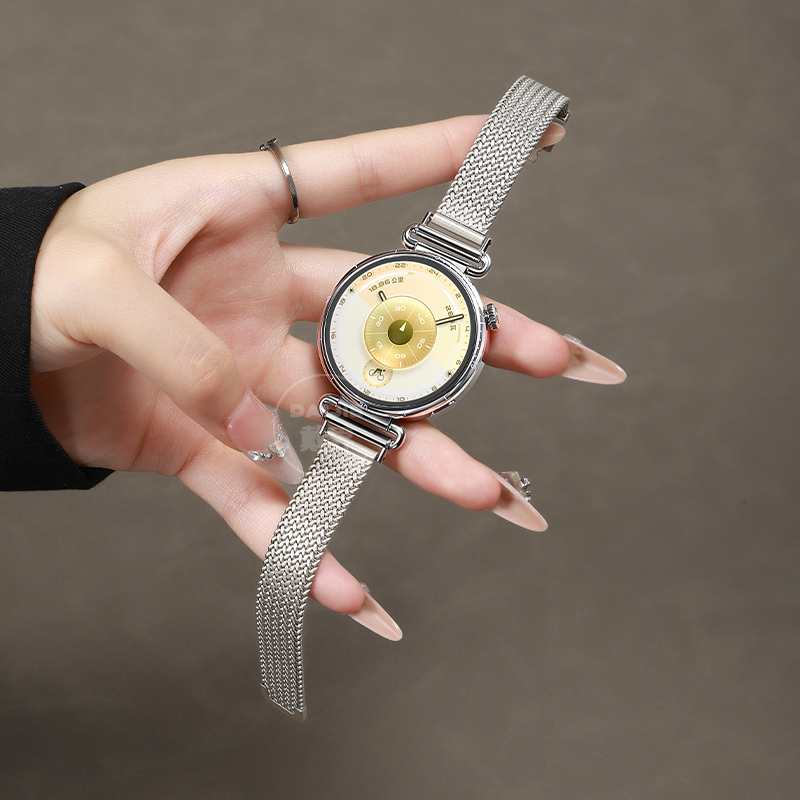 适用华为watch gt5表带新款GT6智能手表gt4金属watch4麦穗磁吸手表带gt3pro女款高级感41mm时尚gt2原装替代 - 图2