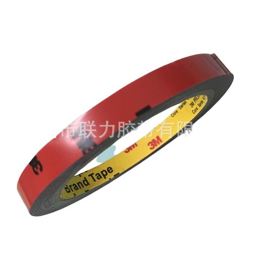 跨境3M黑字 5108#灰色泡棉汽车泡棉胶双面胶 宽任选*长3米长 - 图1