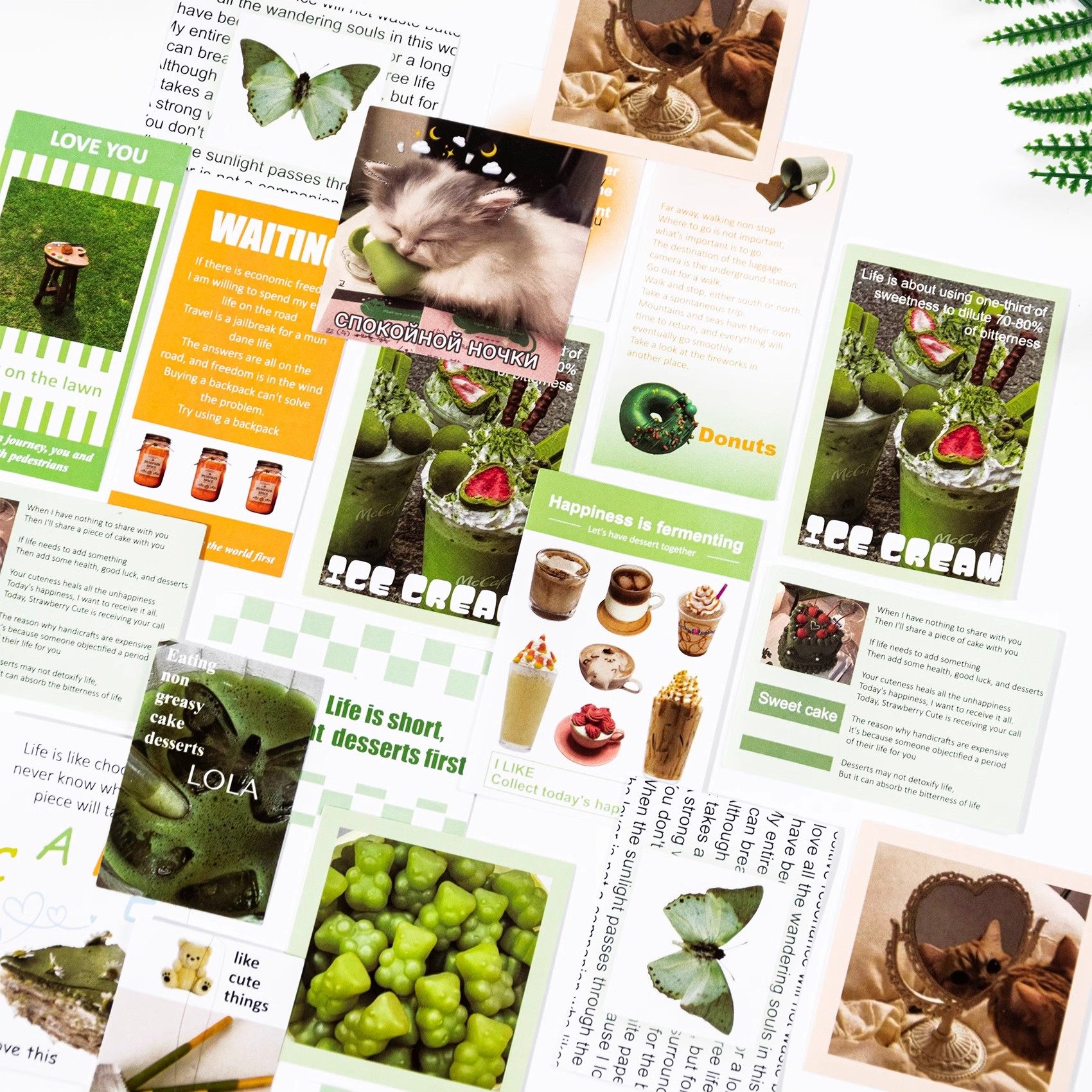 【大图释官方授权】幸福在发酵系列卡通可爱英文贴纸趣味行李箱水杯行李箱手机壳防水贴纸学生手账素材包贴纸,淘宝优惠券,粉丝福利购,淘宝优惠卷