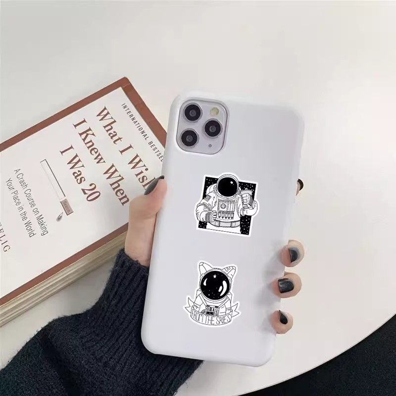 【大图释官方授权】50张黑白vsco贴纸艺术风创意涂鸦小图案行李箱电脑水杯平板手机壳防水贴画小众个性贴画,淘宝优惠券,粉丝福利购,淘宝优惠卷