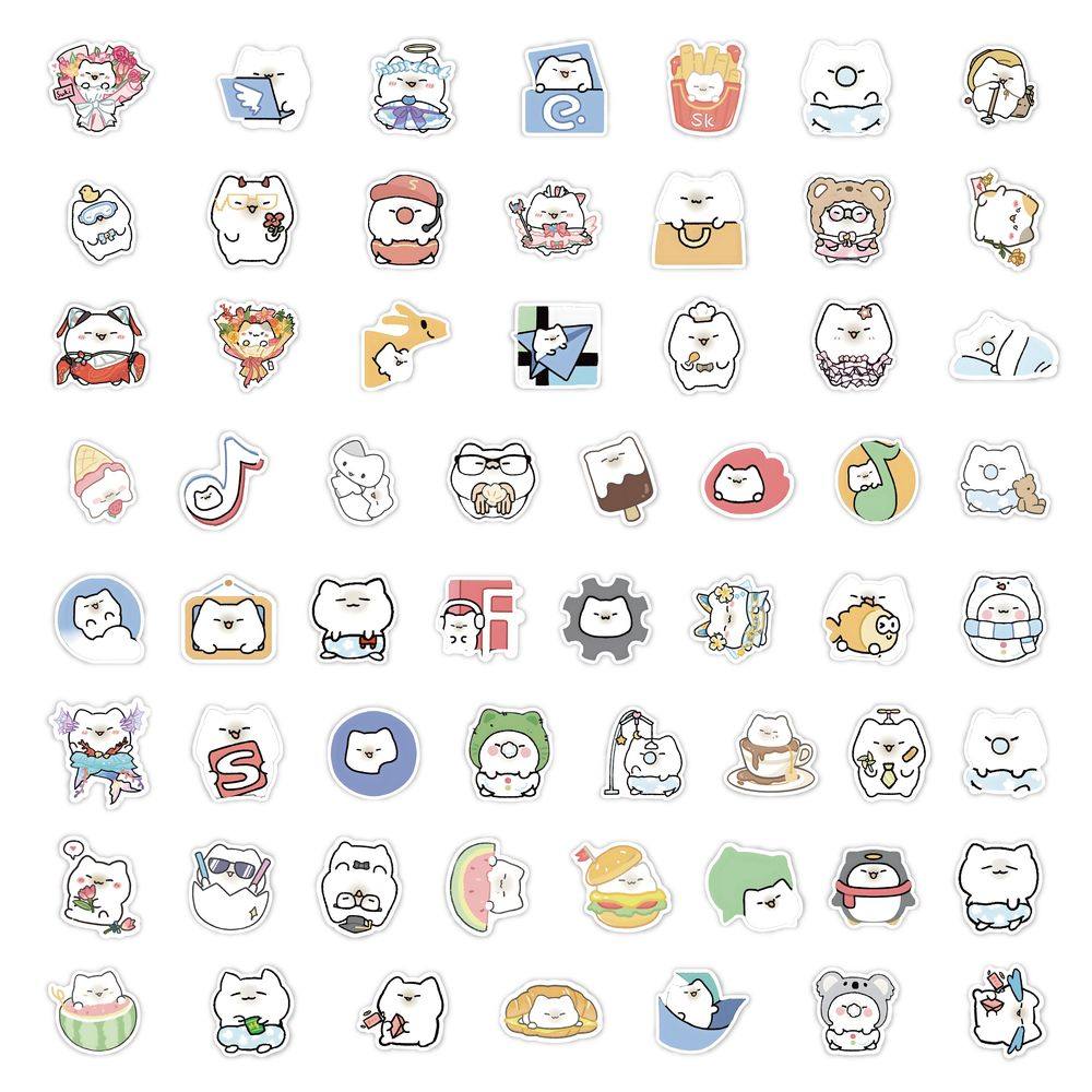 60张sukl表情包贴纸卡通Q版卡通可爱装饰手机壳电脑桌面防水贴画,淘宝优惠券,粉丝福利购,淘宝优惠卷