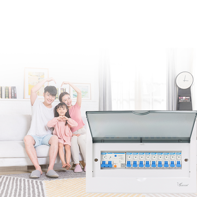 家用配电箱套装 空开箱强电箱13回路1P 2P暗装明装盒空气开关成套 - 图2