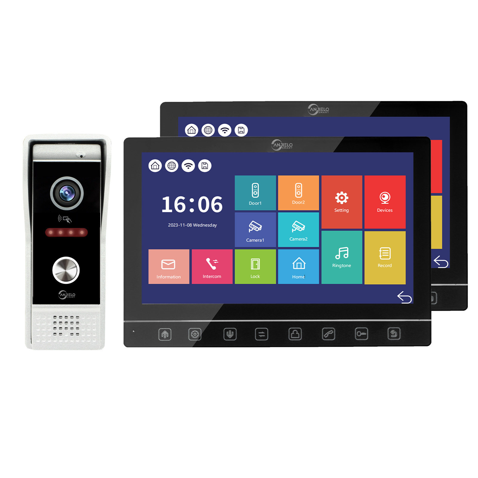 anjielosmart1080P可视对讲双向语音智能家居远程解锁智能门铃,淘宝优惠券,粉丝福利购,淘宝优惠卷