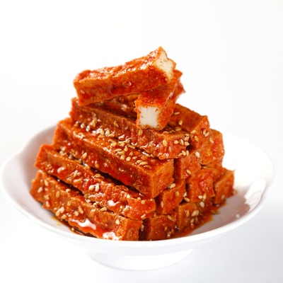 遇兔筷跑虎皮豆干零食麻辣五香味