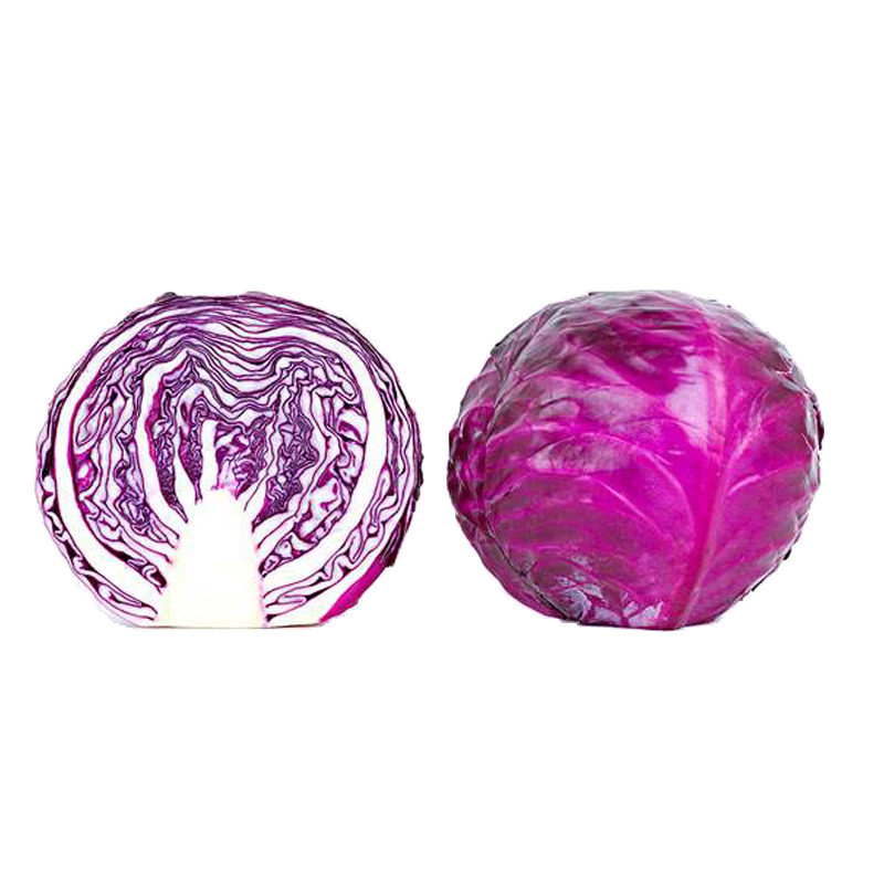 【廊下滋味】紫甘蓝650g紫包菜紫色球生菜红紫椰菜新鲜沙拉食材,淘宝优惠券,粉丝福利购,淘宝优惠卷