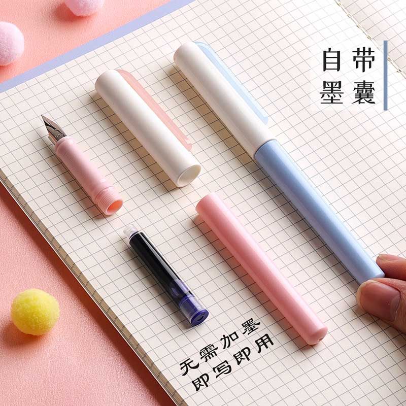 得力钢笔学生专用三年级女生礼物送礼套装成人男孩练字签字笔墨囊可替换墨水儿童可擦美工笔复古通用书法工具,淘宝优惠券,粉丝福利购,淘宝优惠卷