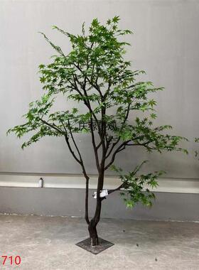 仿真枫树装饰庭院别墅民宿餐馆布景道具摆件人造假绿植枫树