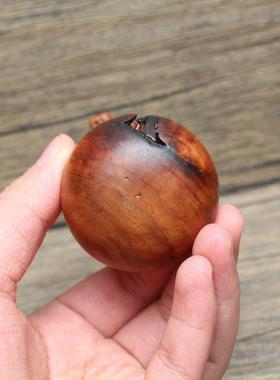 雷击枣木葫芦桌面摆件把玩手把件道家法器佑心匠雕刻木质工艺品