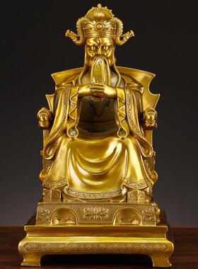 纯铜龙五爷摆件家居招财供奉