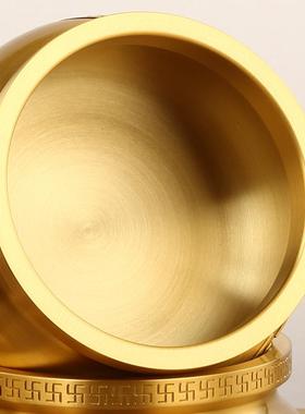 纯铜香炉家居家用佛堂供奉摆件