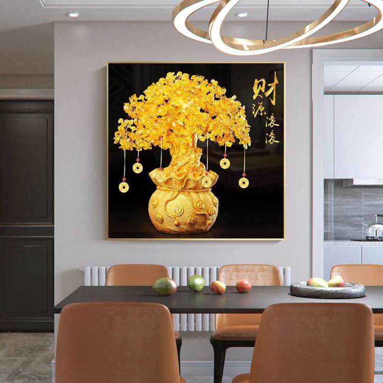 发财树钻石画满钻新款2025摇钱树5d点贴钻十字绣招财进宝客厅餐厅,淘宝优惠券,粉丝福利购,淘宝优惠卷