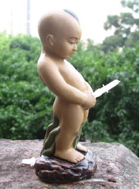 景观盆景鱼塘假山装饰品流水尿儿童配件庭院景观装饰配件吸水石水