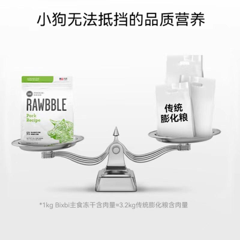 bixbi狗冻干主食狗粮美国进口成幼犬通用美毛增肥高肉高蛋白犬粮,淘宝优惠券,粉丝福利购,淘宝优惠卷