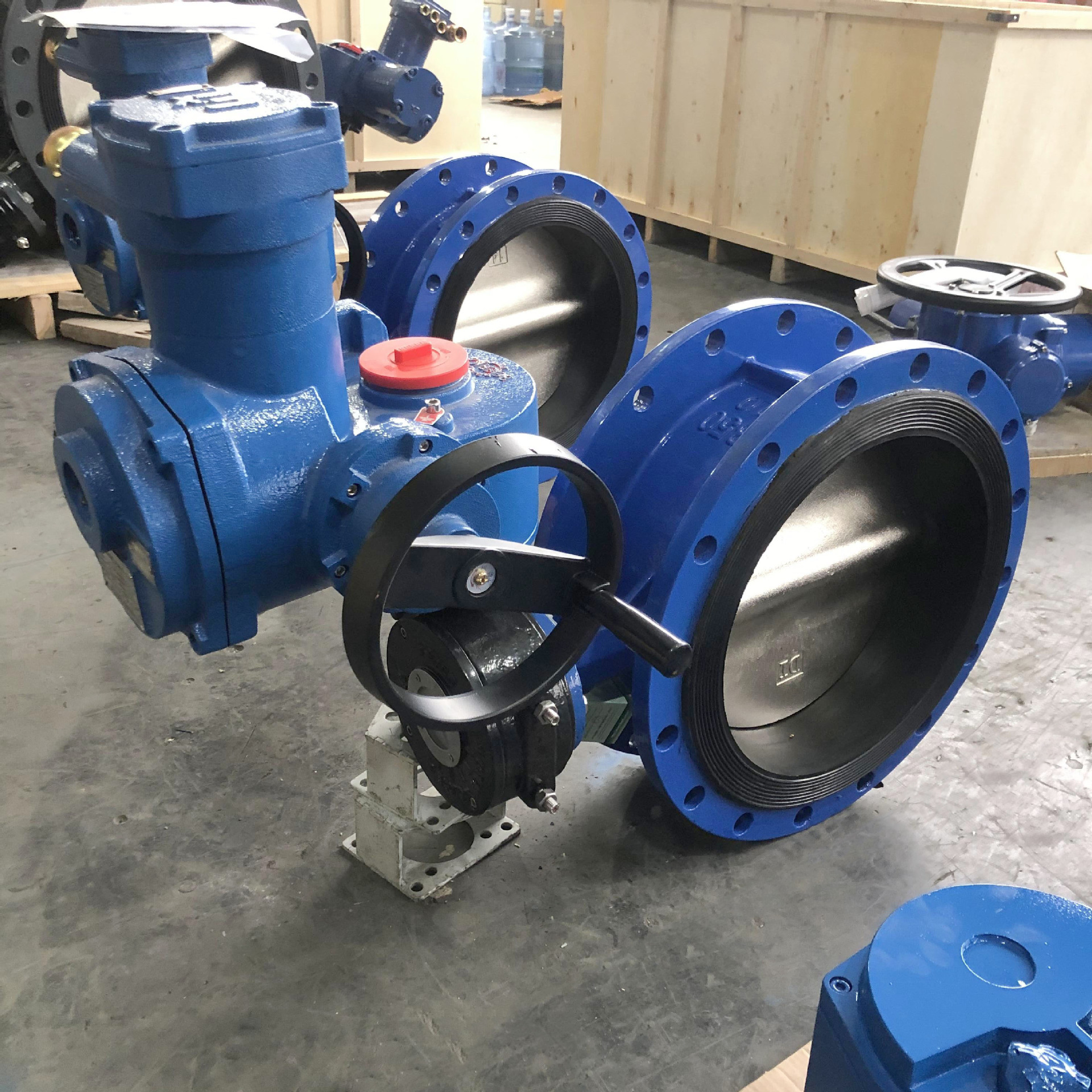 DN250矿用隔爆型电动蝶阀 D9B43H-16C 煤矿井下使用 瓦斯电控阀 - 图0