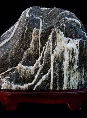 正宗泰山石敢当天然原石摆件