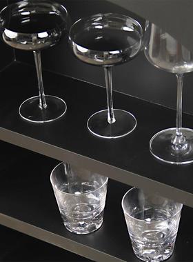 八度空间酒柜装饰高脚杯红酒杯醒酒器酒壶样板房餐边柜软装饰品