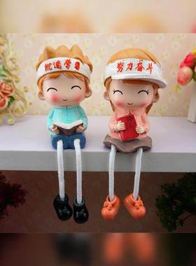 摆饰男童女士摆放卧室学校幼儿园女生情侣书架装饰品摆件创意男孩