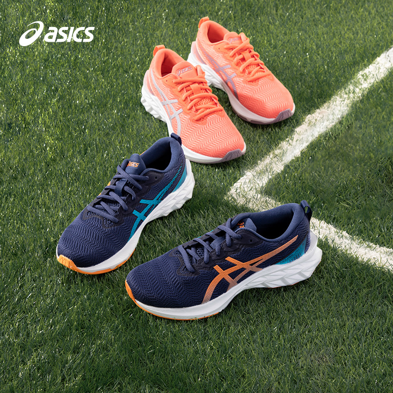 ASICS/亚瑟士童鞋2024春季新款舒适网眼男女童透气专业跑步运动鞋 - 图0