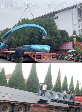 大不锈钢雕塑厂型家户外园林广场金属标镜面观造型艺术志性景9231