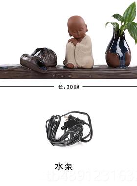 正品陶瓷流水摆客厅招财乔迁新居开件业品风水礼轮鱼水缸景搭配加
