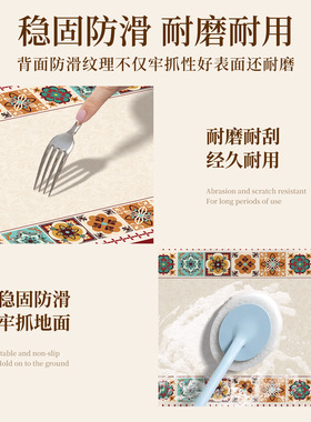 美式复古厨房台面垫防滑防烫隔热垫轻奢高级感沥水垫吸水速干桌垫