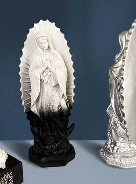 热卖圣诞节日用品墨西哥家居摆件欧式人物玄关装饰树脂工艺品