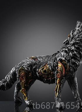 正品狼饰工业风格品覆饰古客厅，书房，办公室装饰，工艺品，餐厅