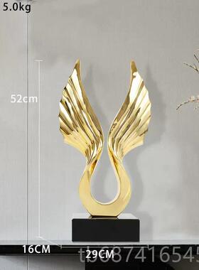 正品现代轻奢大居展宏图摆件厅玄关电视办酒柜公室高级感档家装饰