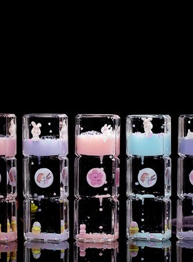 可爱油漏流沙摆件桌面摆件玩具礼物滴油液体沙漏计时器儿童计时器