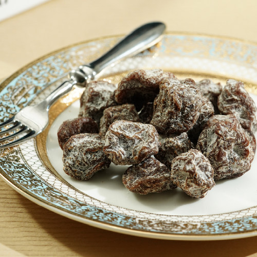 裕莲茶楼 自然晾晒酸甜金桔蜜桃青梅黄金杏李子蜜饯果脯果干零食 - 图1