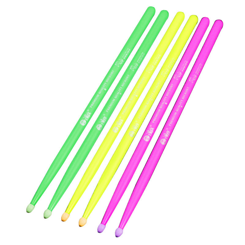 舞台用鼓棒 HUN汉牌鼓棒7a5a架子鼓棒荧光闪夜核桃木汉旗专业鼓槌,淘宝优惠券,粉丝福利购,淘宝优惠卷