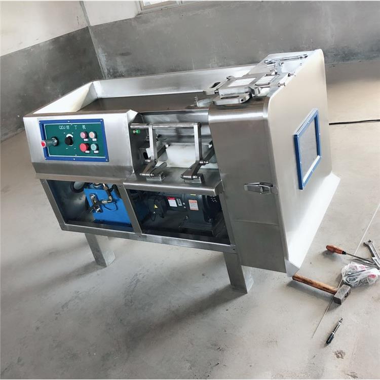 全自动切丁机商用不锈钢猪肉切丁机牛肉羊肉冻肉切丁设备定制 - 图1