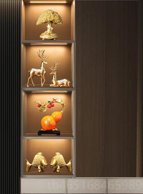 高档酒柜装客饰品件轻高档家居厅酒摆柜办公奢室领导大气套装工艺
