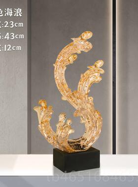 高档轻奢高档柜开业居招财摆件家客厅玄关电视柜酒装饰迁品乔新居