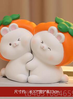 高档永分梨不抱抱鸭治愈系桌面爱装饰小摆件情侣好物送男女生日礼