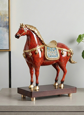 纯铜战马摆件礼品盒包装顺丰包邮
