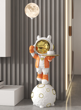 太空人太空人客厅大型落地摆件电视柜沙发装M饰品乔迁开业礼物工