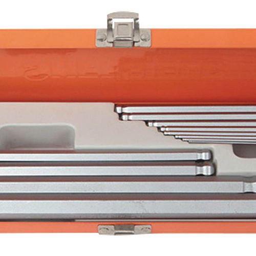 SHEFFIELD/钢盾 S050024 12件套公制加长球头内六角扳手（铁盒） - 图3