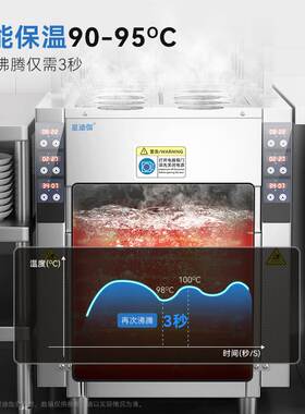 星迪伽电热全自动升降煮面炉商用燃气煤气智能汤粉米线云吞煮面机