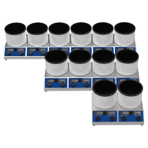 多联集热式磁力搅拌器实验室恒温加热搅拌台二联四联六联搅拌机 - 图3