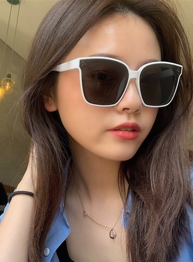 丁走走韩版大框百k搭显脸小网红墨镜女时尚夏季防紫外线太阳眼镜