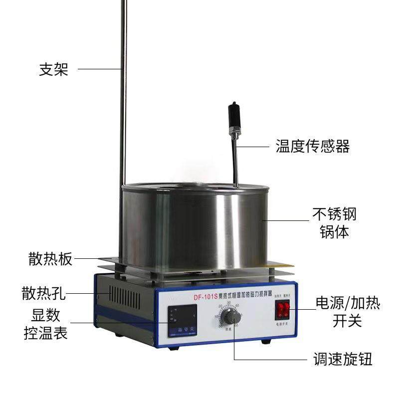DF-101集热式磁力搅拌器恒温加热数显水油浴锅实验室磁力搅拌器,淘宝优惠券,粉丝福利购,淘宝优惠卷