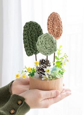 阿楹 微景观手工艺小摆件幼儿园家长会教室签到台 创意自然角装饰